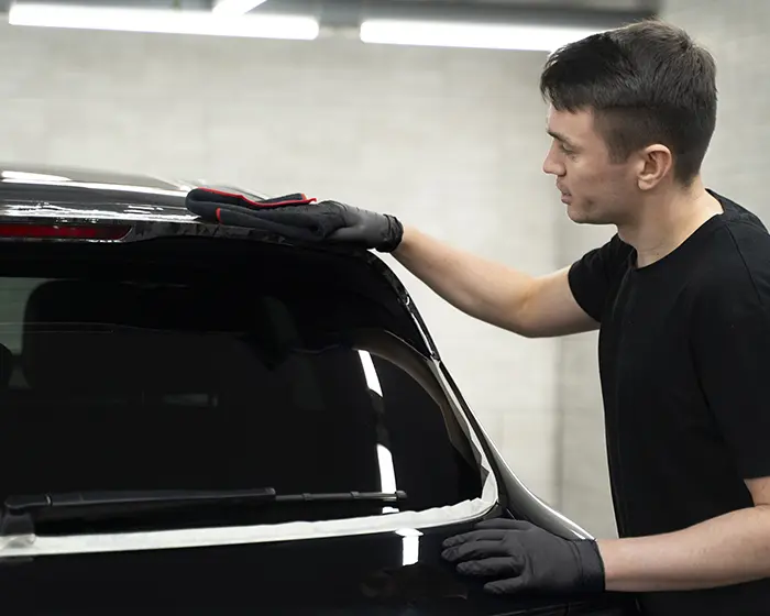 Troca de vidros laterais e traseiros