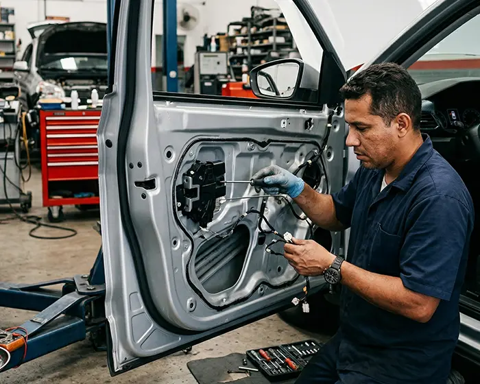 Conserto de travas elétricas